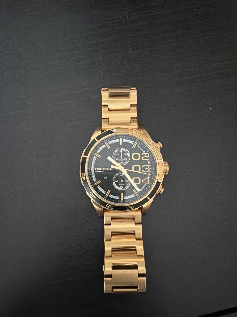 Diesel horloge, Staal, Staal, Polshorloge, Zo goed als nieuw