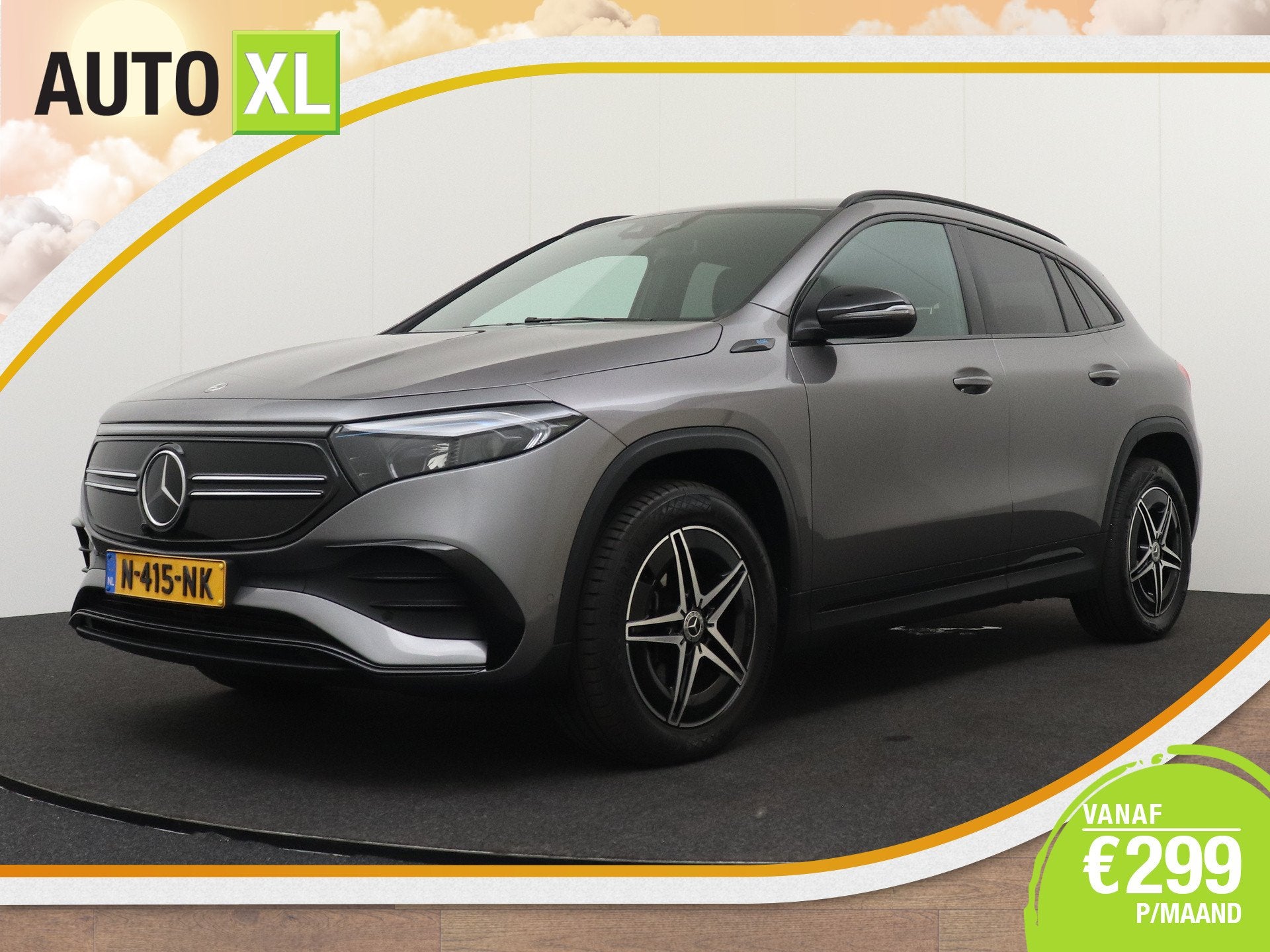 Mercedes-Benz EQA 250 AMG Night-Pack 67 kWh (95%SOH) Camera, Auto's, Gebruikt, 190 pk, SUV of Terreinwagen, Te koop