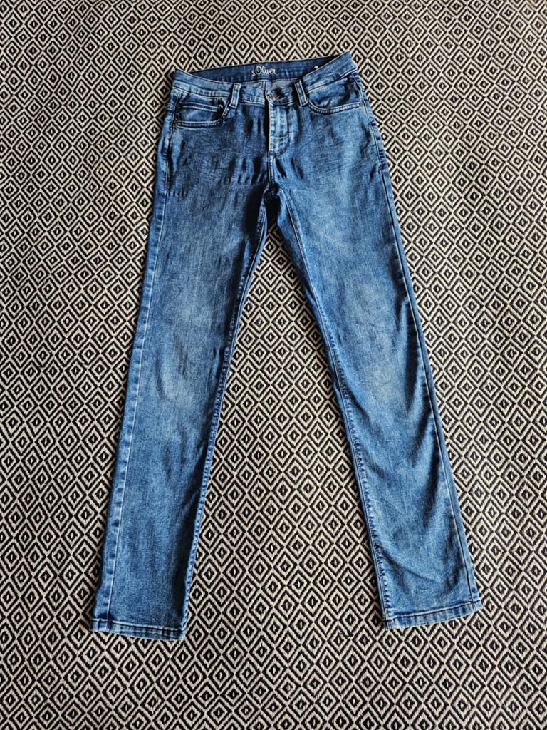 S. Oliver spijkerbroek maat 170 slim fit, Kinderen en Baby's, Kinderkleding | Maat 170, Broek, Ophalen of Verzenden, Zo goed als nieuw