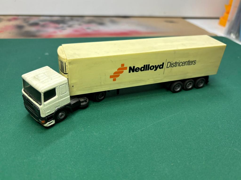 EFSI DAF 95 vrachtwagen met oplegger Nedlloyd IMG7333/4/5/6, Ophalen of Verzenden, Zo goed als nieuw, Bus of Vrachtwagen, Efsi
