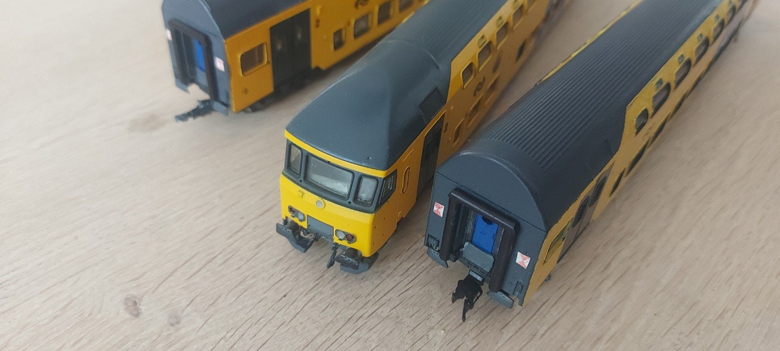 3 delige LIMA NS Panda dubbeldekkerrijtuigenset, Hobby en Vrije tijd, Modeltreinen | H0, Gelijkstroom, Wagon, Ophalen of Verzenden