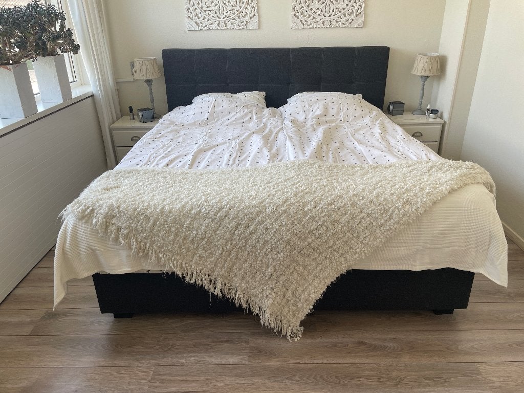 Te koop waterbed met topper, Huis en Inrichting, Slaapkamer | Waterbedden, Ophalen, Solo-systeem, Gebruikt, Tweepersoons