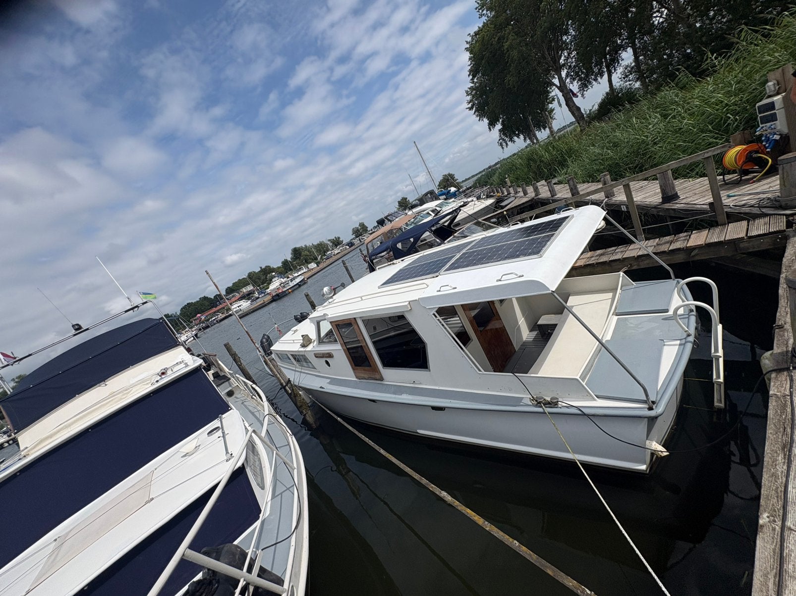 Motorboot, Ophalen, Aluminium, Elektrisch, Koelkast