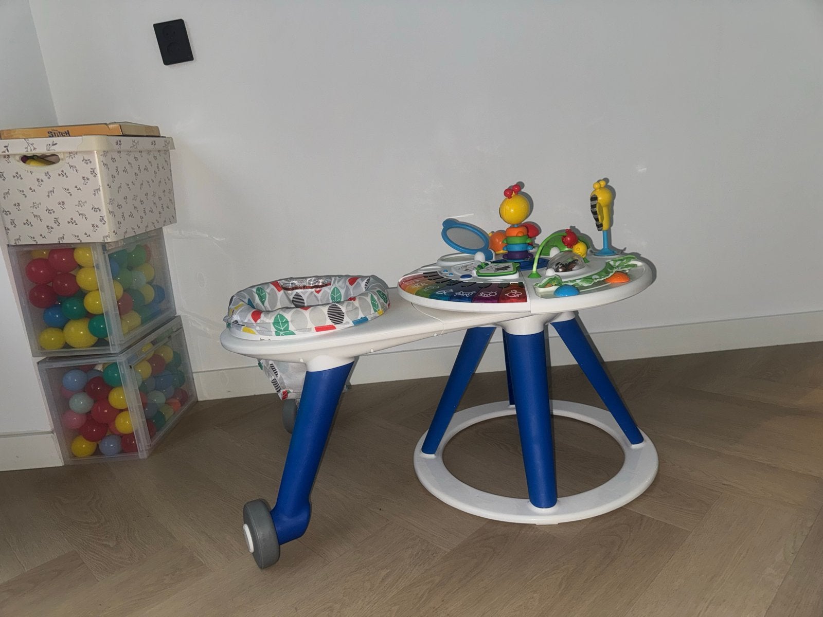 Baby Einstein Baby speeltafel combi loopstoel, Ophalen, Zo goed als nieuw, Babygym, Met licht