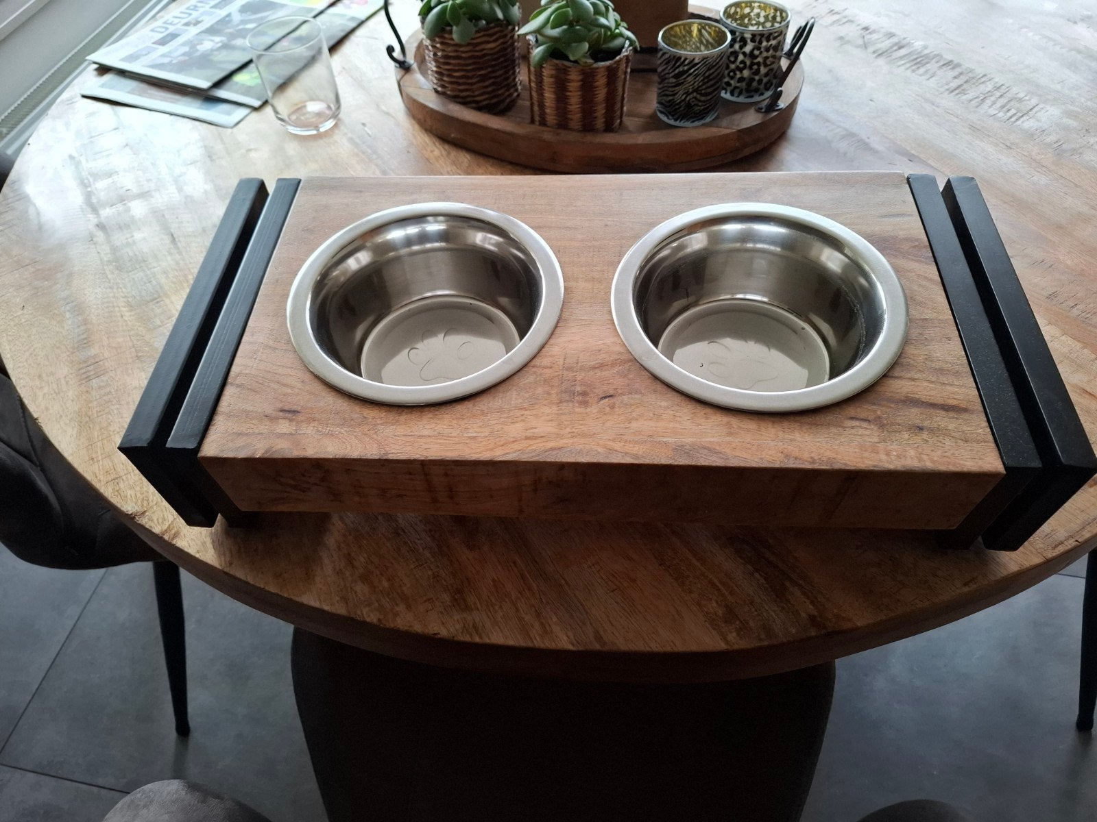 Honden eet en drinkbak, Ophalen of Verzenden, Zo goed als nieuw