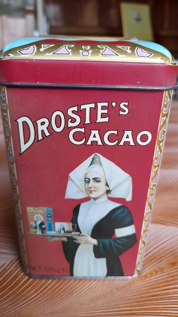 Droste cacaoblikje, Ophalen of Verzenden, Zo goed als nieuw, Overige, Droste