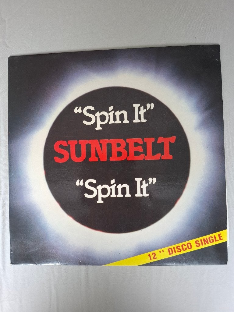 Sunbelt/ Spin it 1981 holland 12 inch, Beschermende buitenhoes, Ophalen of Verzenden, Zo goed als nieuw, EP