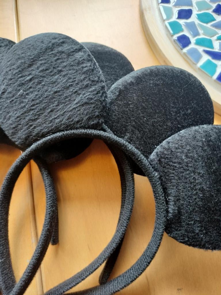 Mickey Mouse oortjes diadeem 5xMickey, Ophalen of Verzenden, Gebruikt, Feestartikel, Verjaardag