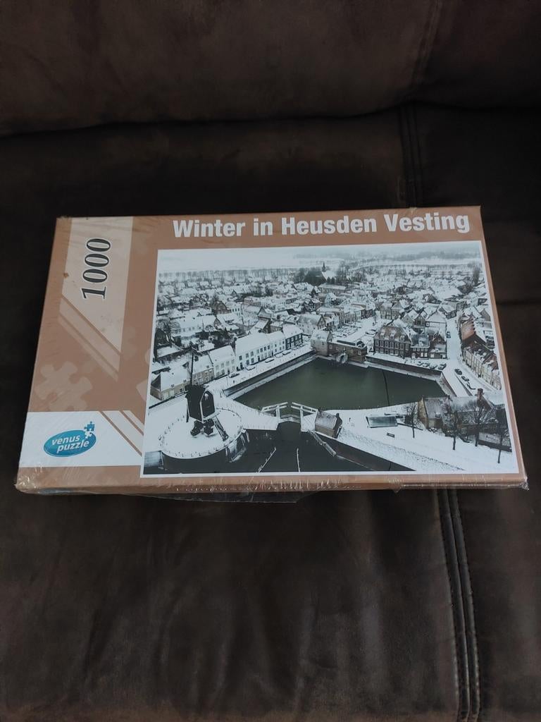 Legpuzzel Winter in Heusden, Ophalen of Verzenden, 500 t/m 1500 stukjes, Zo goed als nieuw