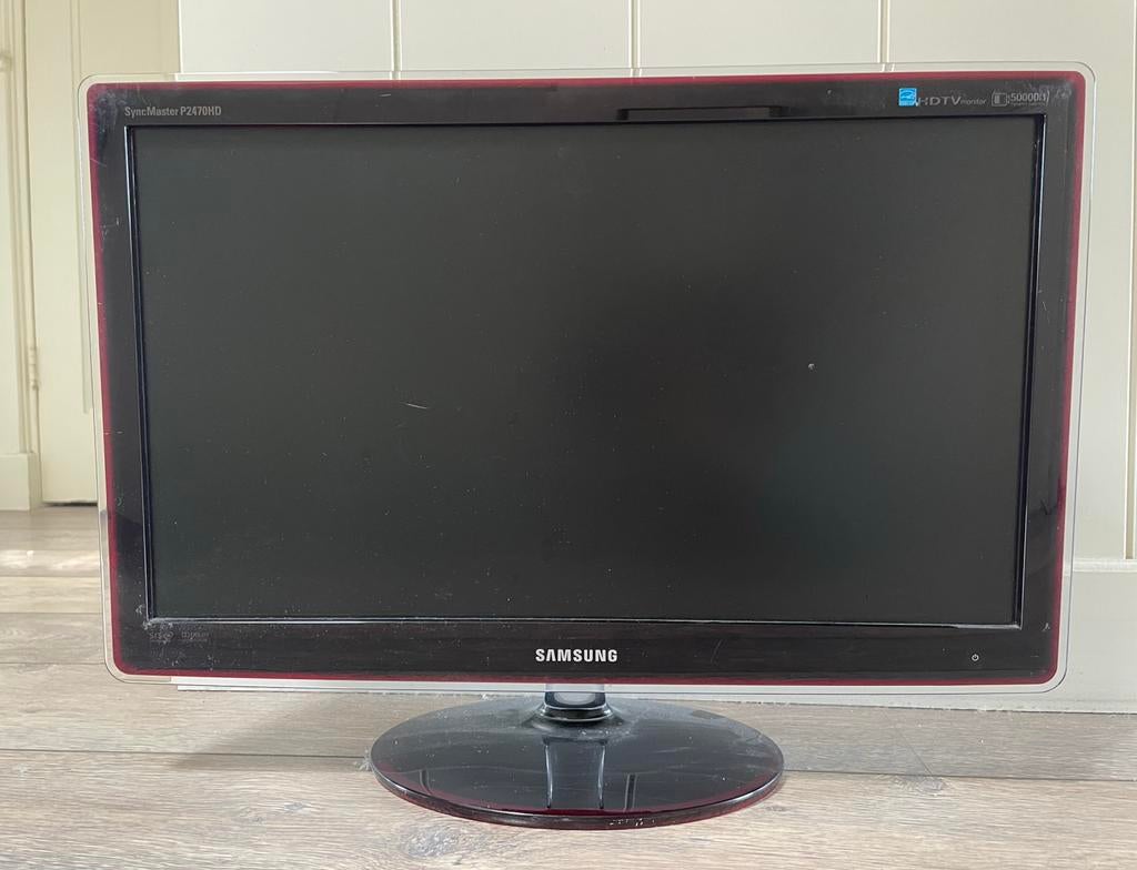 Samsung monitor - Syncmaster P2470HD, Ophalen, Gebruikt, 50 Hz, LCD