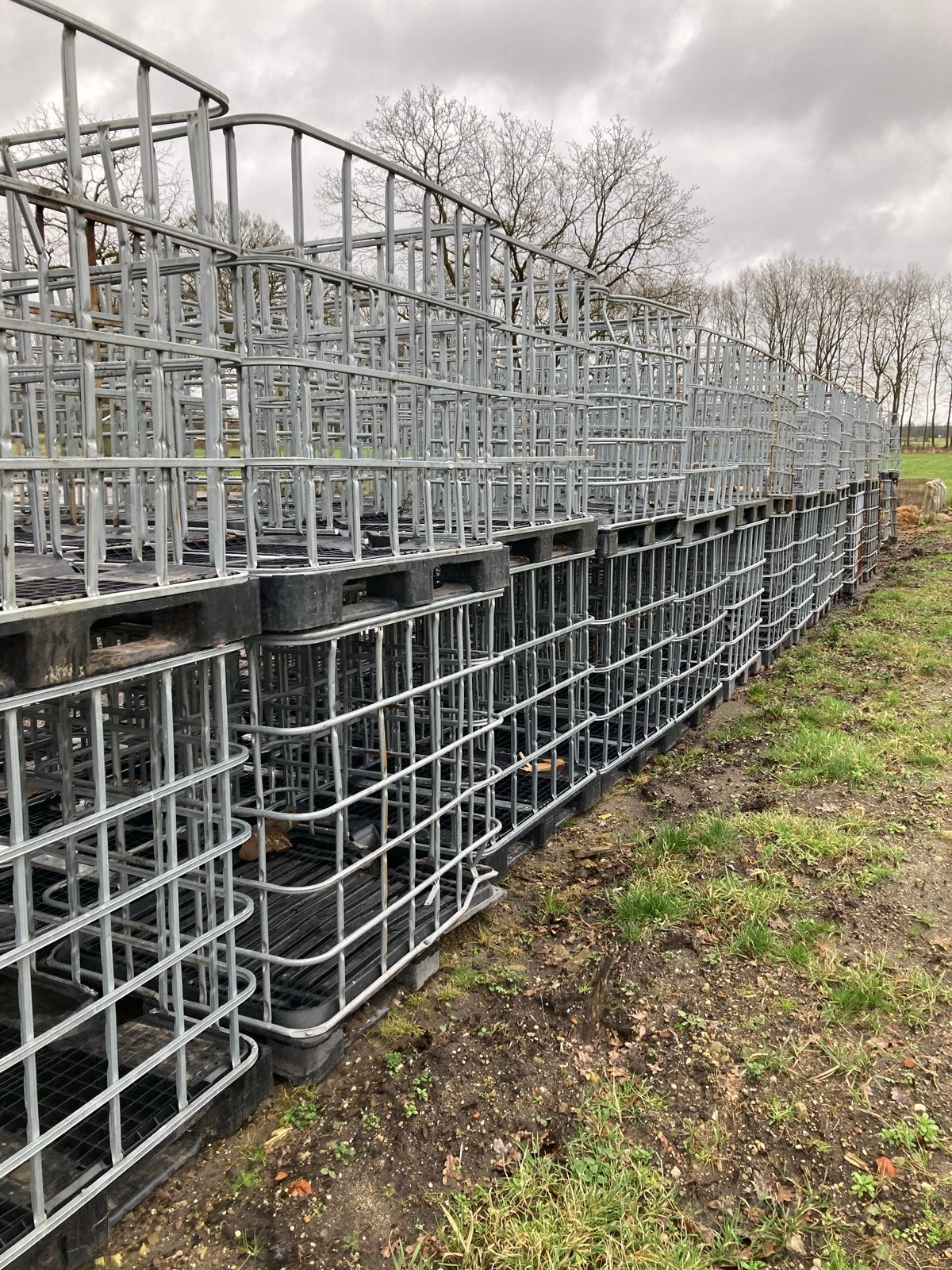 IBC-containers met metalen kooi - ideaal voor opslag, Ophalen of Verzenden