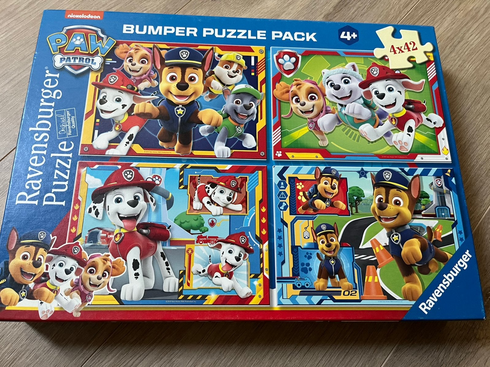 Puzzels paw patrol en brandweerman Sam, Ophalen, 10 tot 50 stukjes, Zo goed als nieuw, 4 tot 6 jaar