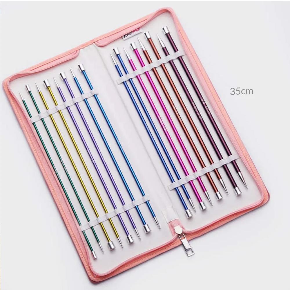 KnitPro Zing breinaalden set 35cm 2.50-6.00mm Deluxe, Ophalen of Verzenden, Nieuw, Breien, Naald