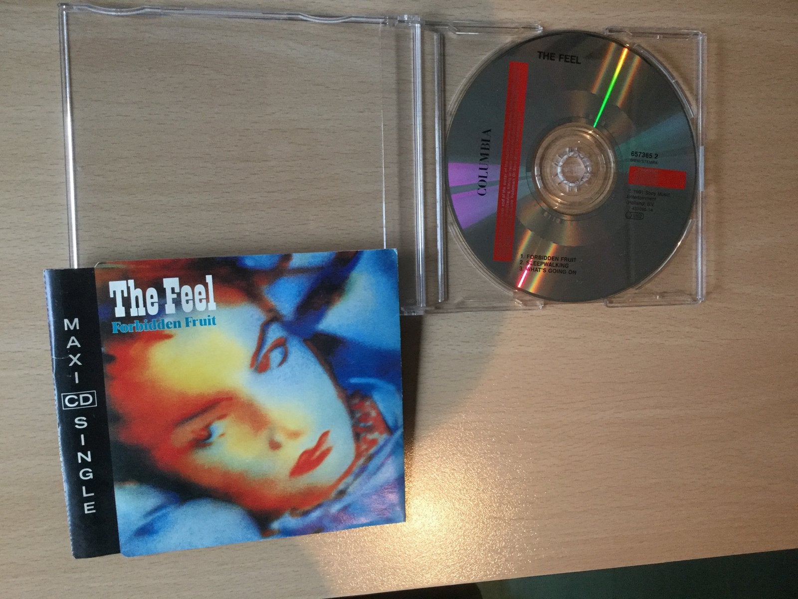 The Feel-Forbidden fruit. Maxi cd-single., Ophalen of Verzenden, Zo goed als nieuw, Pop