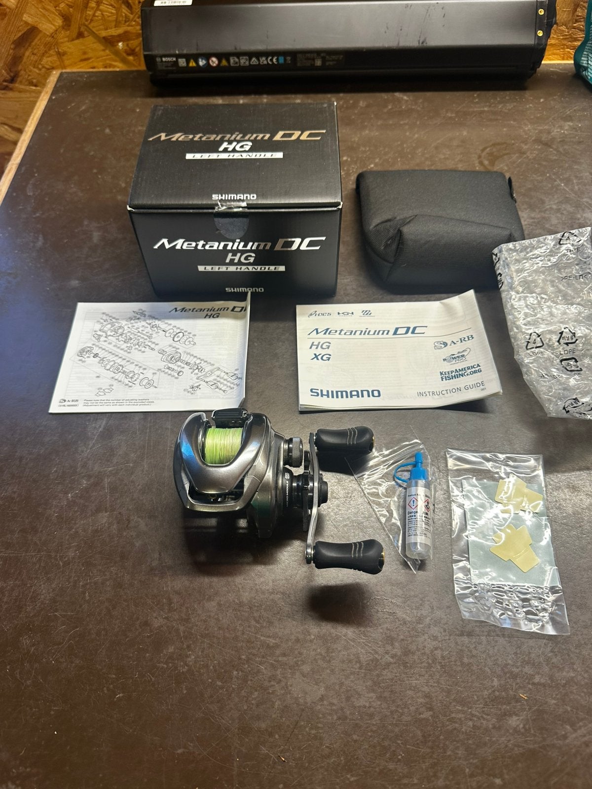 Shimano Metanium DC hg baitcast reel te koop., Watersport en Boten, Hengelsport | Roofvissen, Ophalen, Zo goed als nieuw, Molen