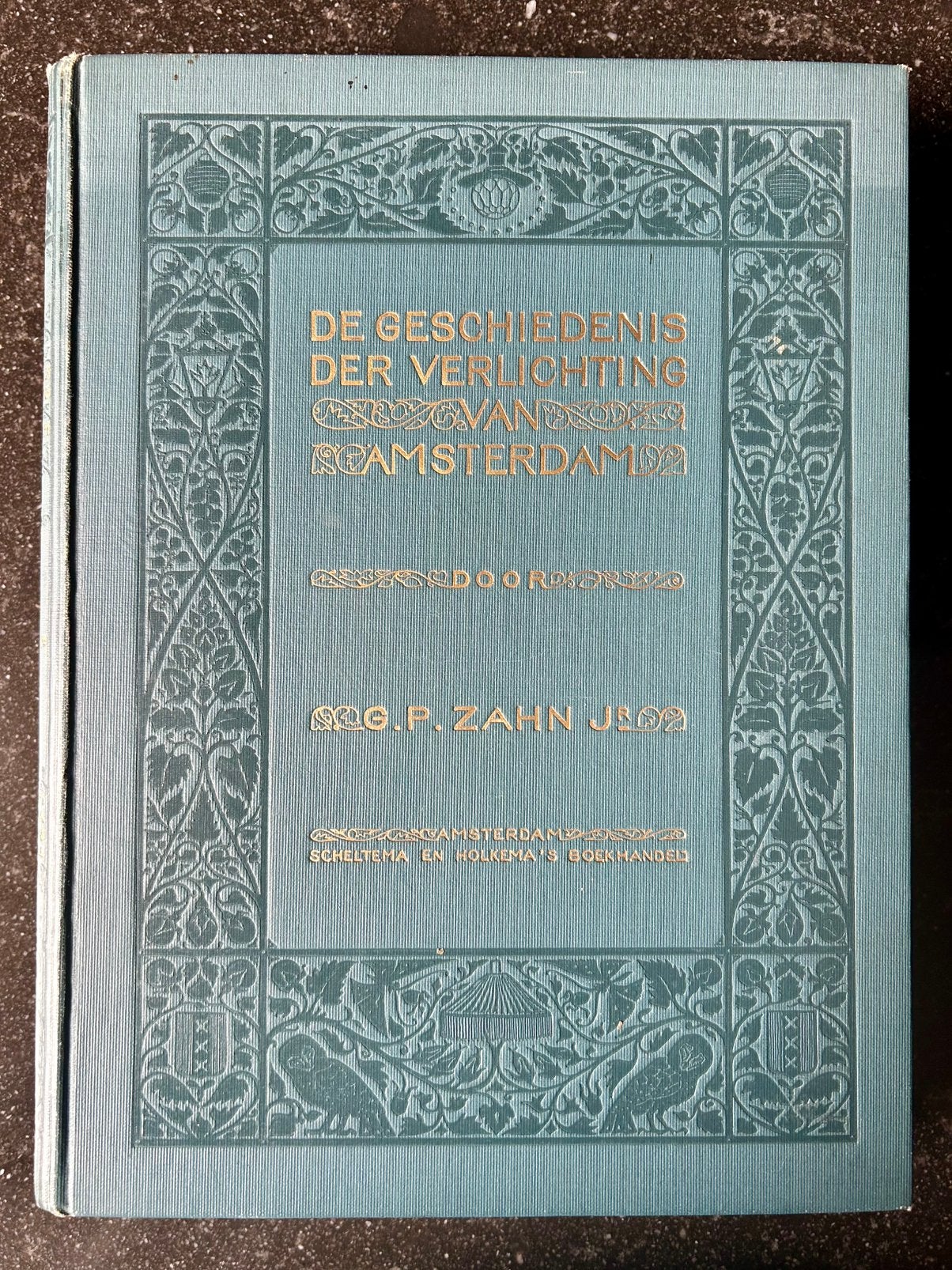 1e druk 1911 - De Geschiedenis der verlichting van Amsterdam, Ophalen of Verzenden, 1e druk 1911 door G.P. Zahn Jr.