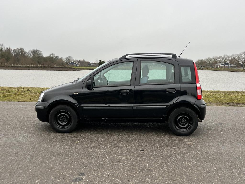 Fiat Panda 1.2 Navigator Airco, Auto's, Fiat, Voorwielaandrijving, Stof, Gebruikt, Zwart
