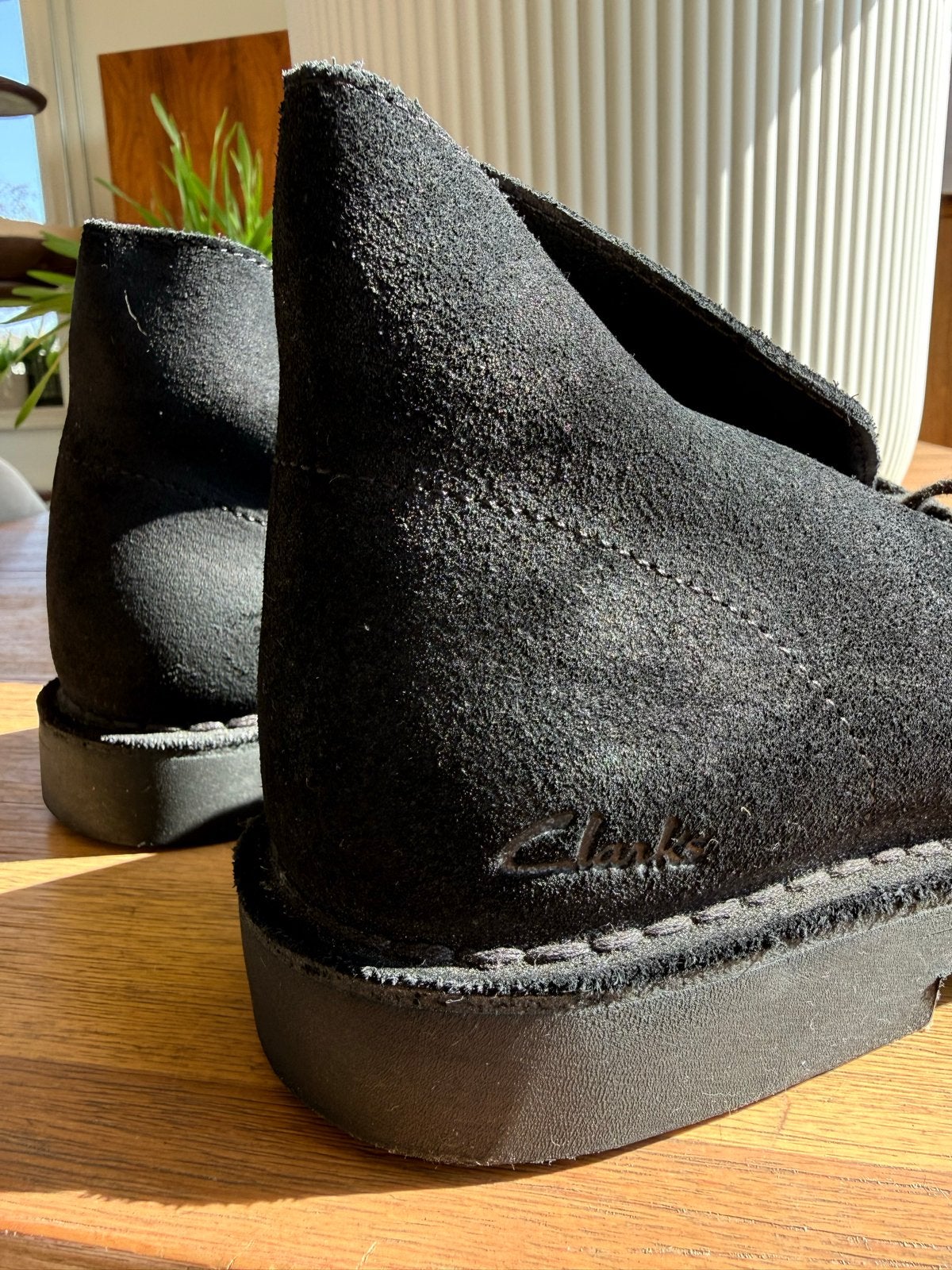 Clarks Desert Boot Zwart maat 39 - Goede Staat, Ophalen of Verzenden, Gedragen, Zwart, Lage of Enkellaarzen