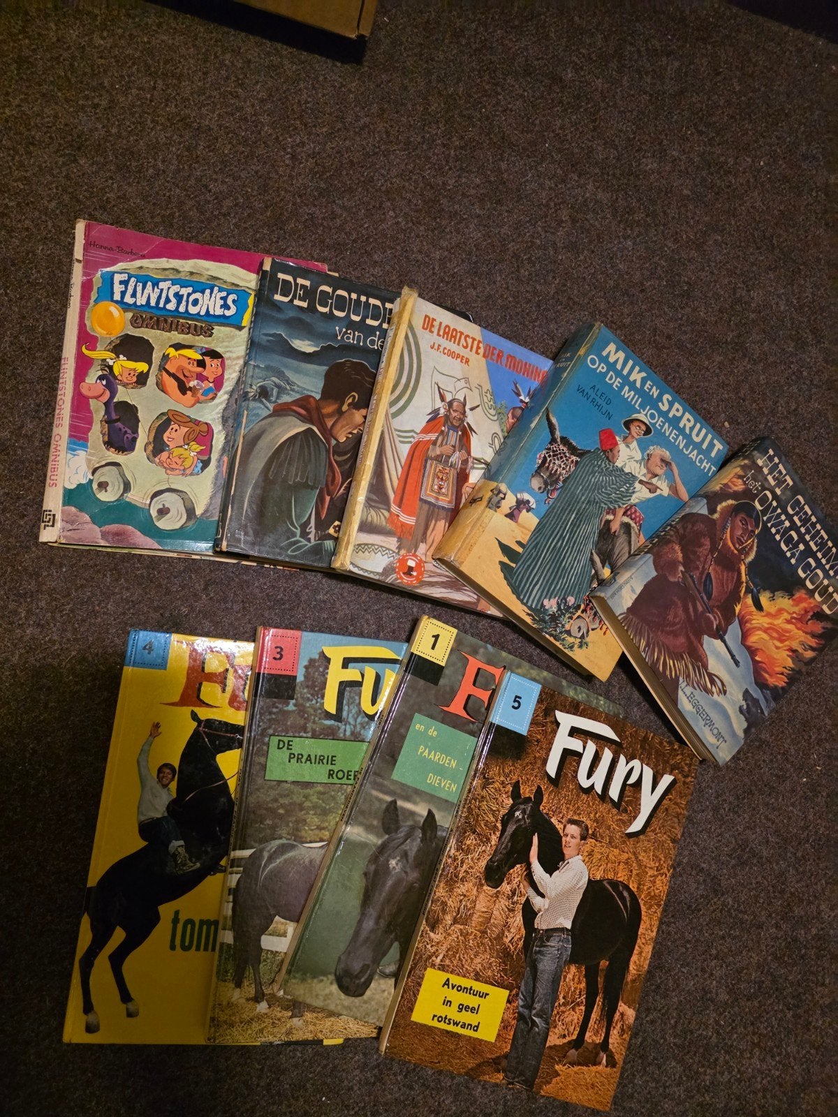 Vintage boekenpakket – oude kinderboeken & paardenboeken, Boeken, Ophalen of Verzenden, Gelezen