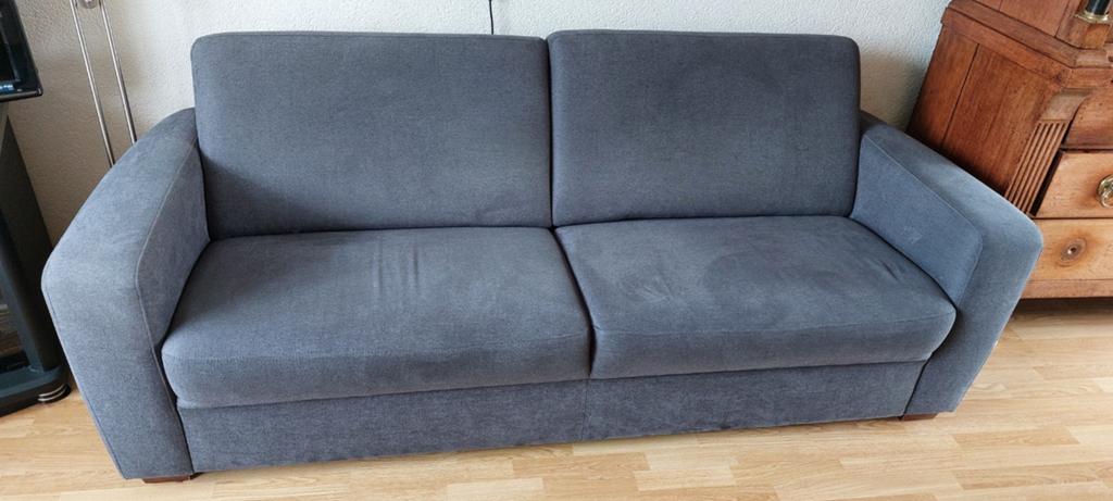 Bank, Huis en Inrichting, Banken | Bankstellen, Ophalen, Gebruikt, Tweepersoons, 75 tot 100 cm
