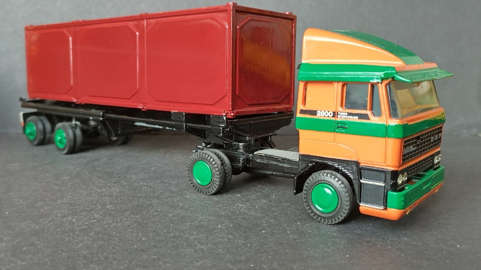 Daf 2800 Container Truck 1:50 Lion Car Pol, Verzenden, ., Zo goed als nieuw, .