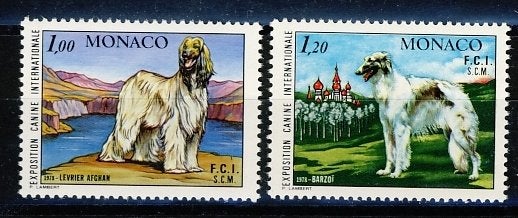 Monaco 1347/48 Honden 1978 postfris, Ophalen of Verzenden, Postfris