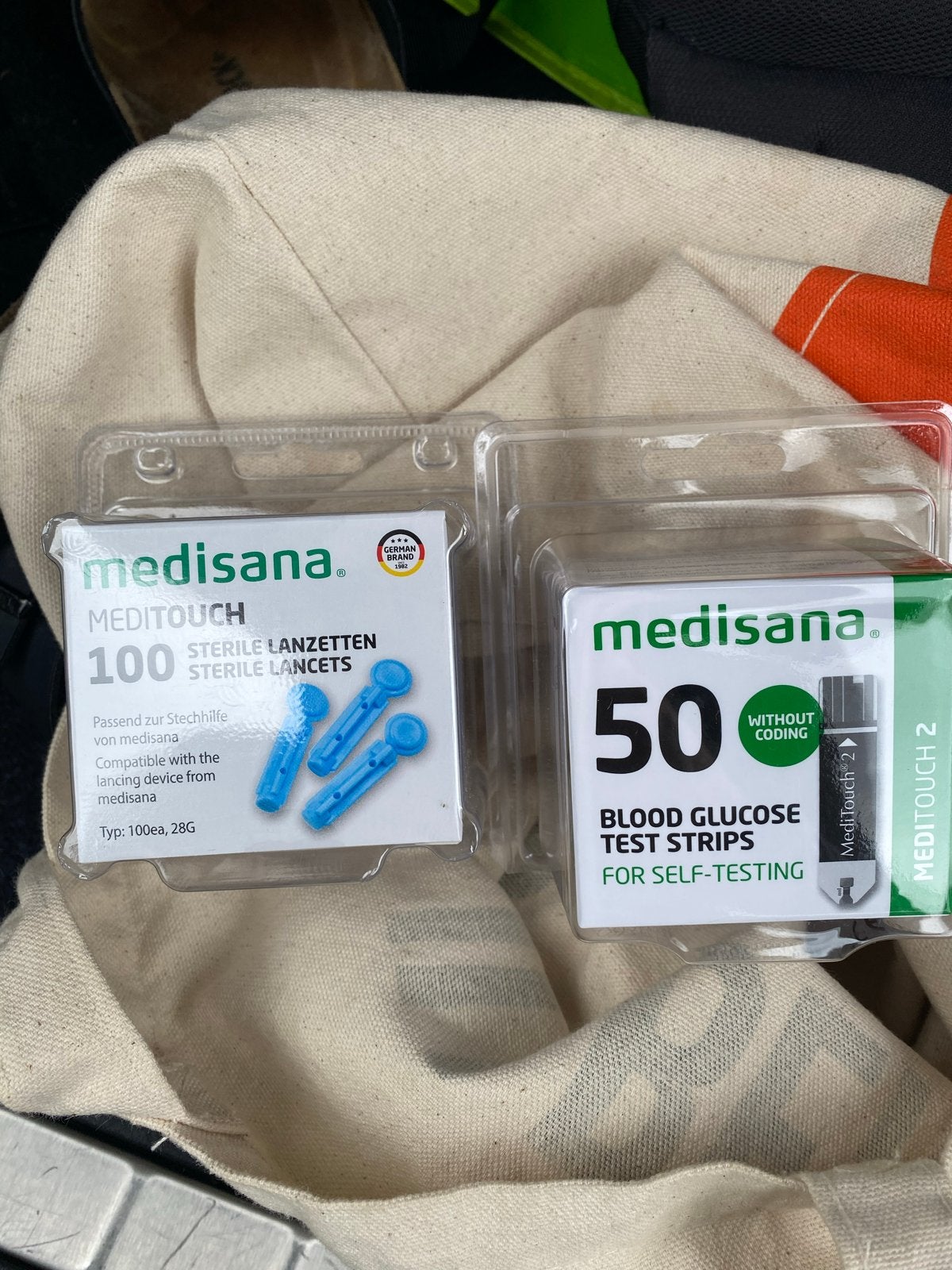 Medisana Bloedglucose Teststrips - 50 stuks en prikpennen, Ophalen of Verzenden, Nieuw