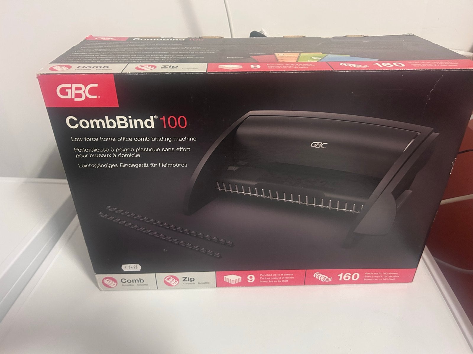 GBC CombBind 100 Inbindmachine - Nieuw in doos, Ophalen of Verzenden