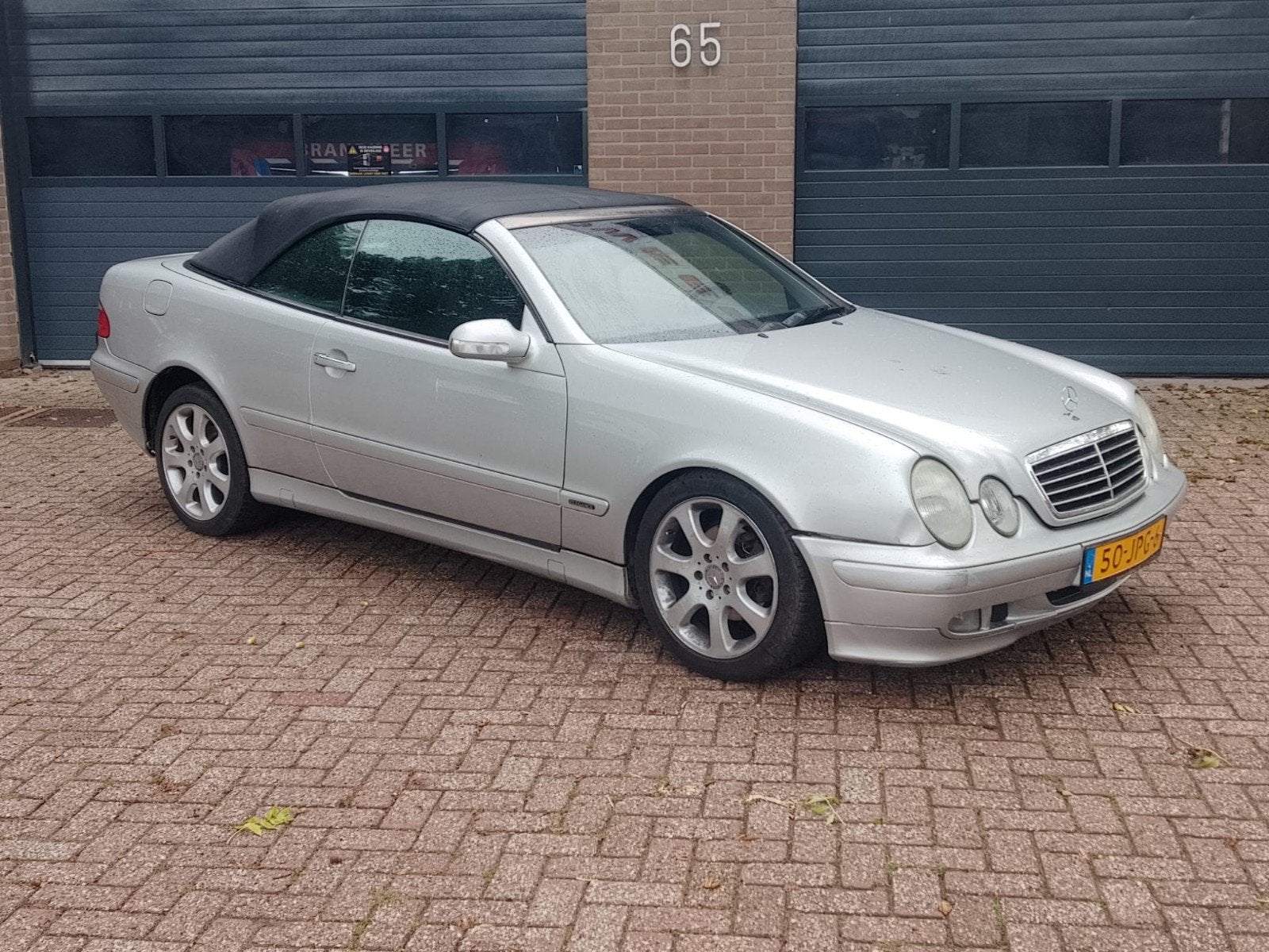 Mercedes Clk200 Cabrio Sport 2000 Grijs rijbare opknapper, 1998 cc, 136 pk, 4 cilinders, Cabriolet