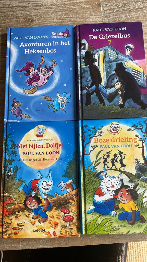 LEUKE “PAUL VAN LOON” BOEKEN 4 STUKS, Boeken, Kinderboeken | Jeugd | 10 tot 12 jaar, Ophalen of Verzenden, Zo goed als nieuw