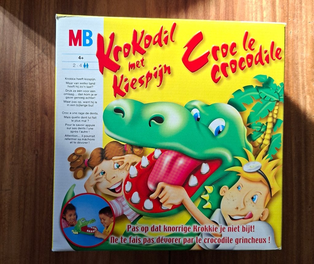 Krokodil met kiespijn, Hobby en Vrije tijd, Ophalen of Verzenden, Gebruikt, MB Spellen