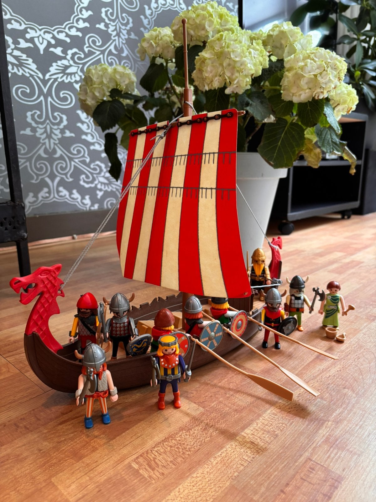 Playmobil vikings schip, Ophalen of Verzenden, Zo goed als nieuw