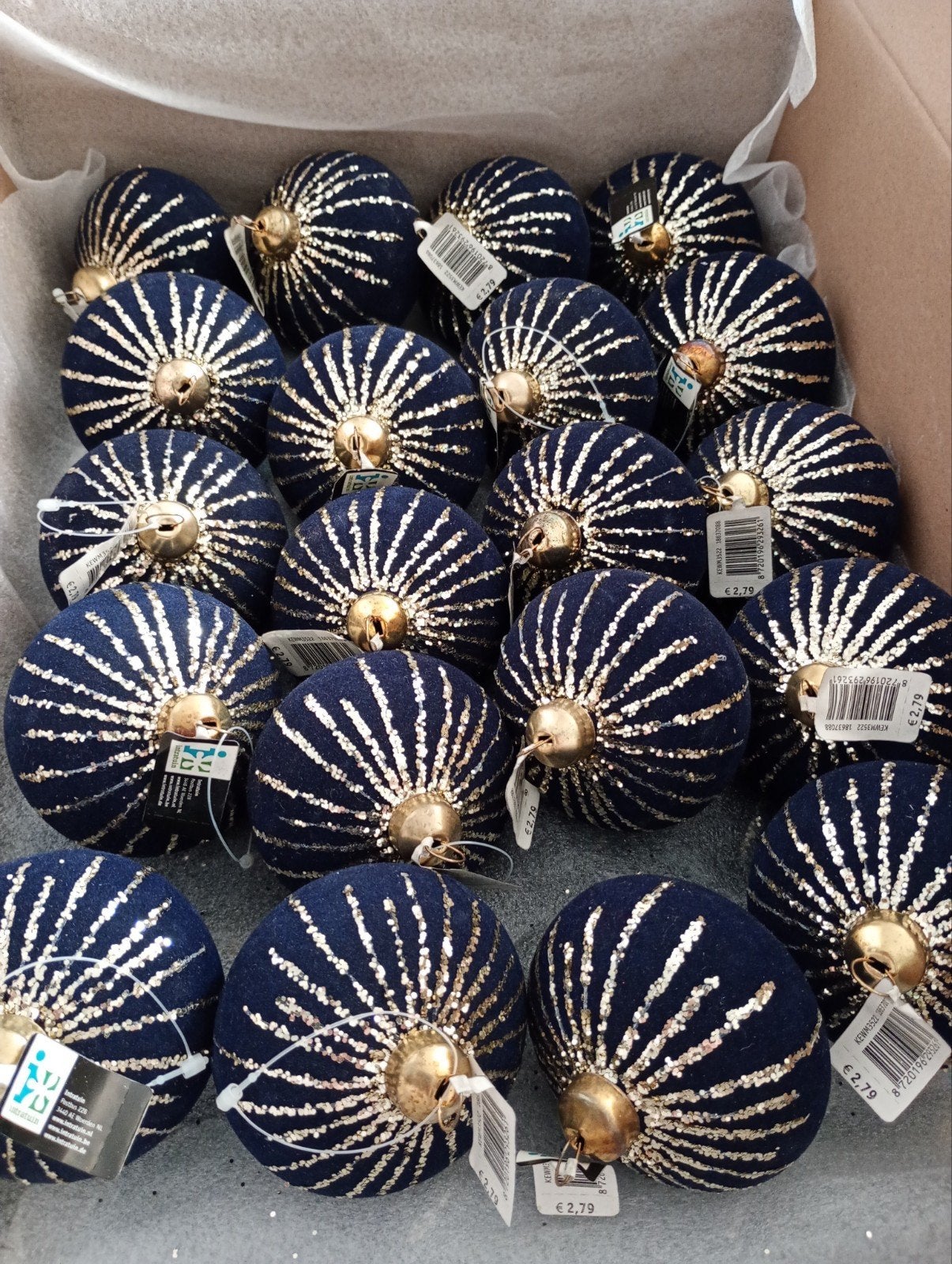 48 nieuwe kerstballen van glas van Intratuin, Diversen, Kerst, Ophalen, Nieuw