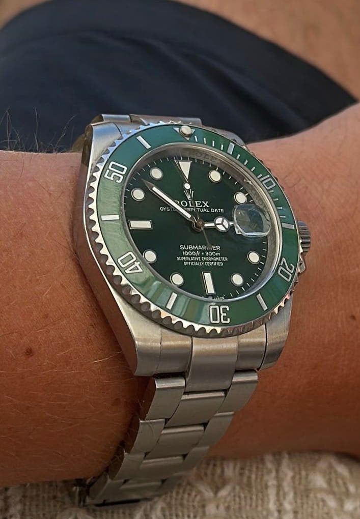 Submariner hulk, Sieraden, Tassen en Uiterlijk, Ophalen, Zo goed als nieuw, Staal, Rolex