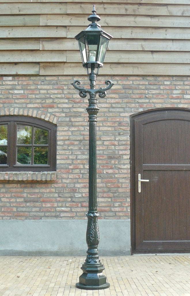 buitenlamp gietijzer lantaarnpaal lichtmast tuinlamp tuin, Staande lamp, Nieuw, Ophalen of Verzenden, Netvoeding