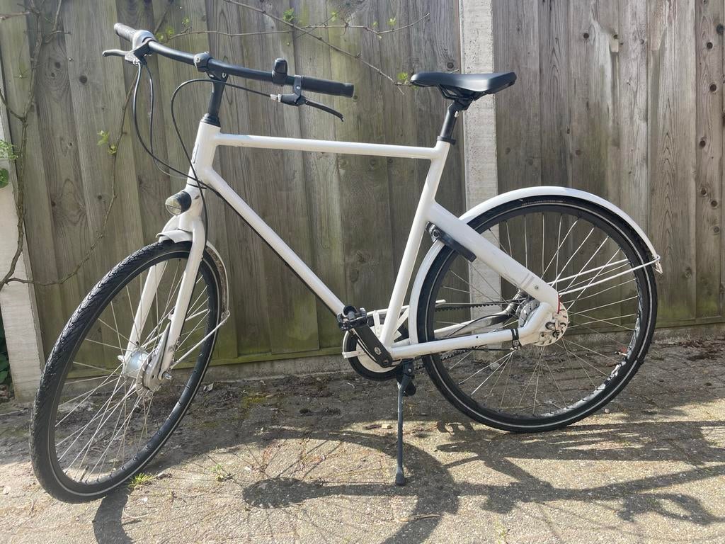 Cortina Blau herenfiets - Nexus 8 - riemaangedreven, Fietsen en Brommers, Gebruikt, Versnellingen, 57 tot 61 cm, Trommelrem
