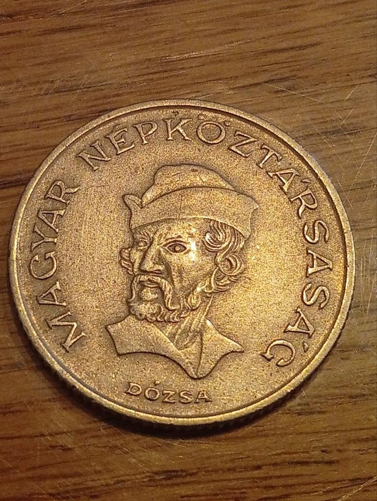 Hongaarse 20 Forint munt 1984 - Dózsa, Ophalen of Verzenden, Hongarije