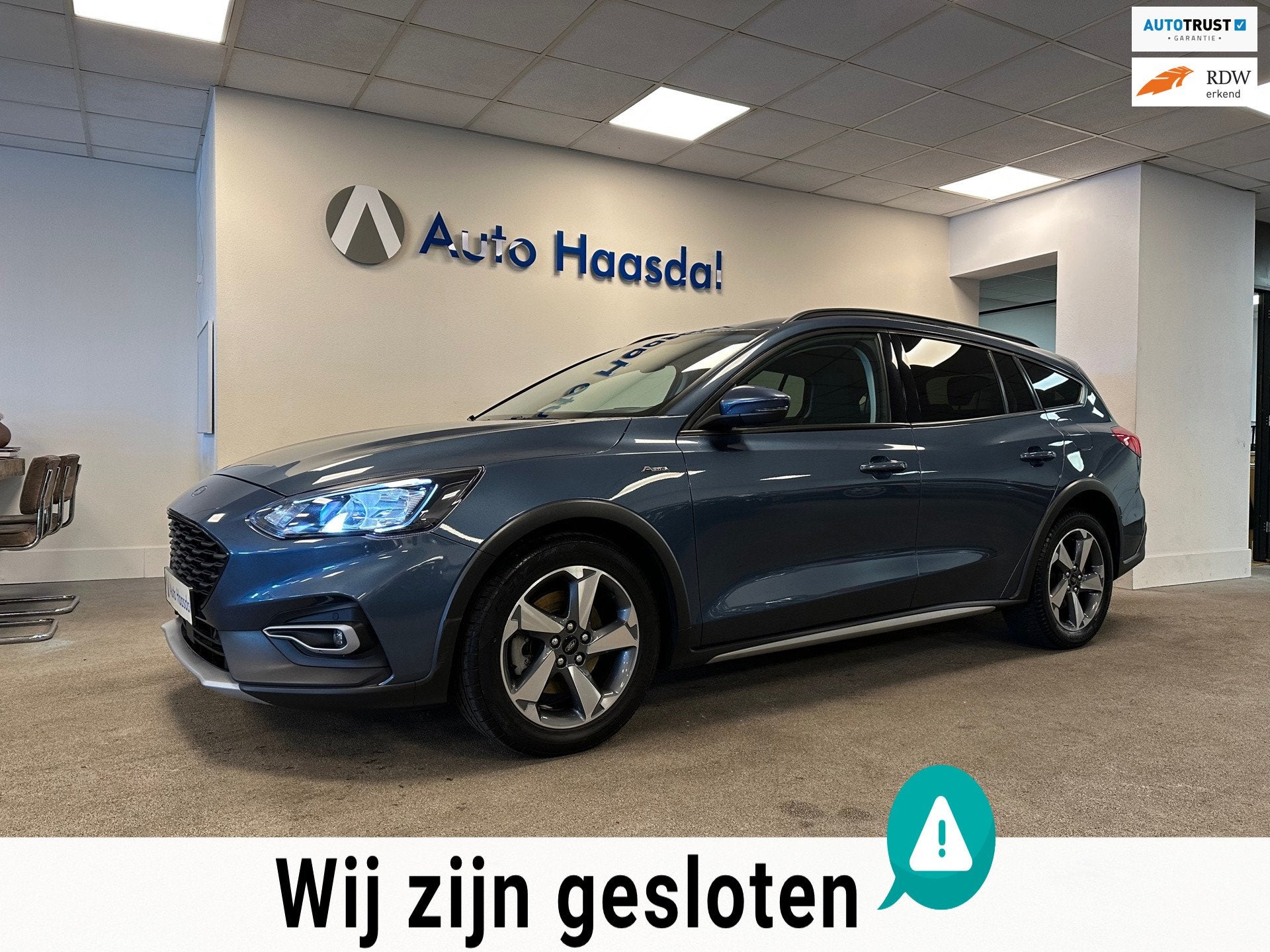 Ford Focus Wagon 1.5 EcoBoost Active 150PK|TITANIUM|1E EIGEN, Auto's, Ford, Bedrijf, Te koop, Focus, ABS, Airbags, Airconditioning