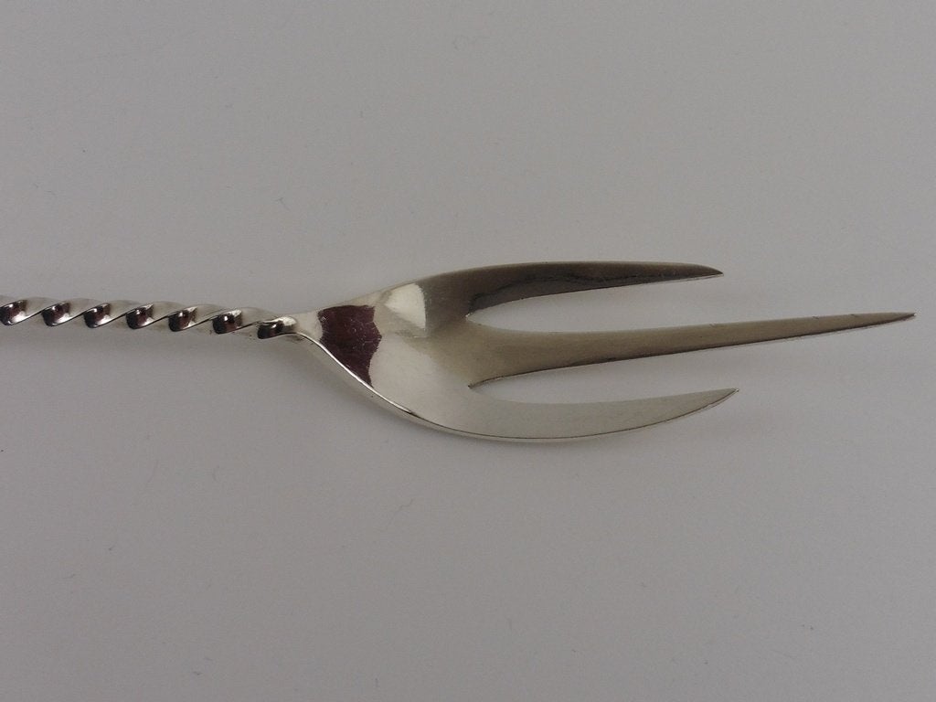 Zilveren cakevork                                        Z78, Antiek en Kunst, Ophalen of Verzenden, Zilver