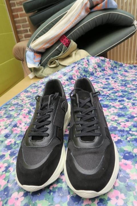 Sneakers nieuw zwart veters March 23 mt 41, Zwart, March 23, Nieuw, Ophalen of Verzenden