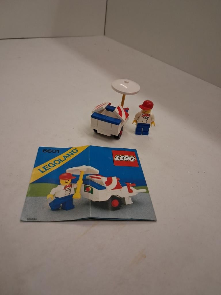 Lego 6601 ijsco kar, Gebruikt, Lego, Ophalen of Verzenden, Inclusief minifiguren