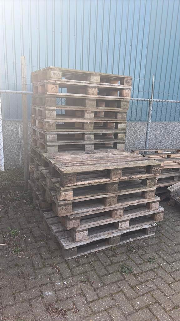 Europallets 18 stuks, Ophalen of Verzenden, Zo goed als nieuw, Pallet, Minder dan 200 cm