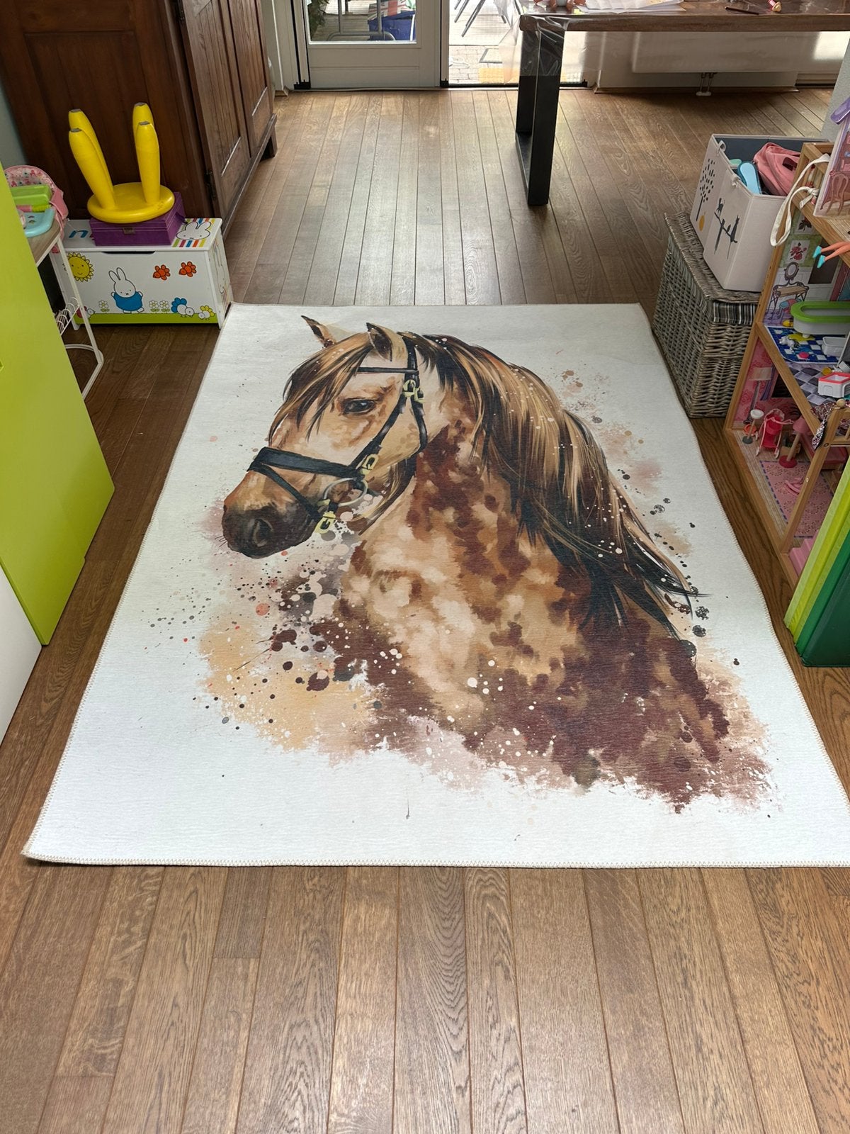 Prachtige grote paardenmat, Huis en Inrichting, Ophalen, Gebruikt, 150 tot 200 cm, 200 cm of meer