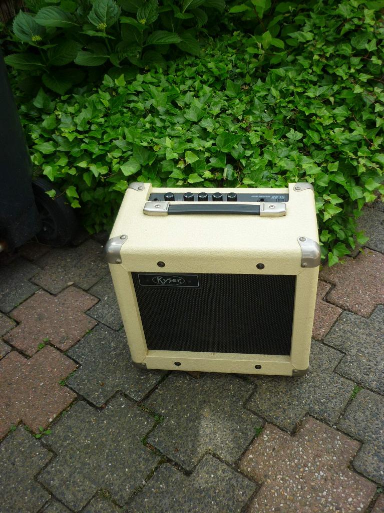 Kyser KV 15 gitaarversterkertje, Ophalen, Gebruikt, Elektrische gitaar