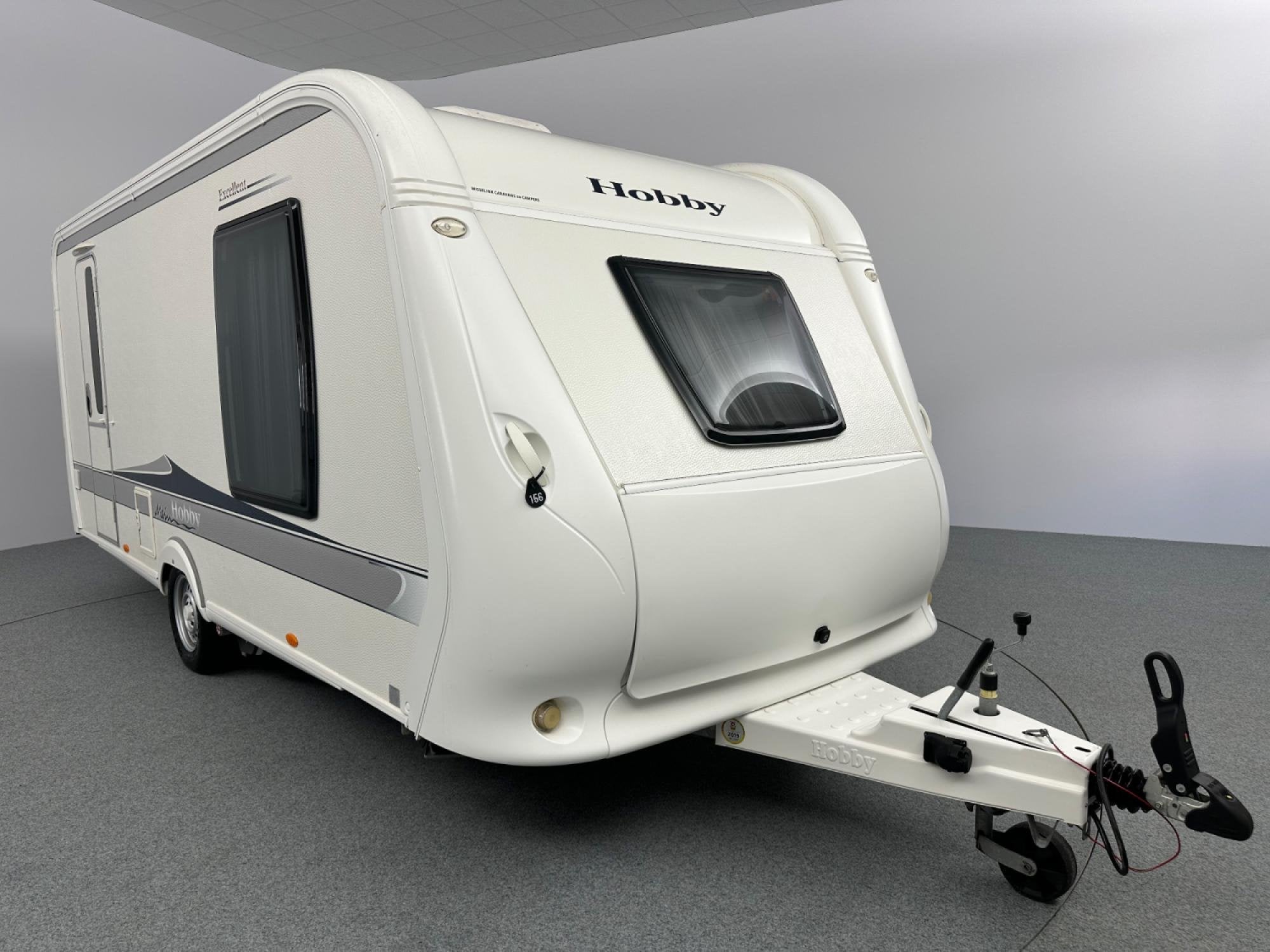 Hobby Excellent 490 SFF Queensbed Dakairco Mover Voortent, Hobby, Bedrijf, Treinzit, 4 tot 5 meter