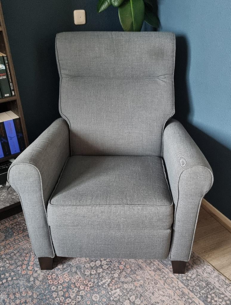 Ikea relaxfauteuil/stoel Muren donkergrijs, Ophalen, 75 tot 100 cm, Zo goed als nieuw, 75 tot 100 cm