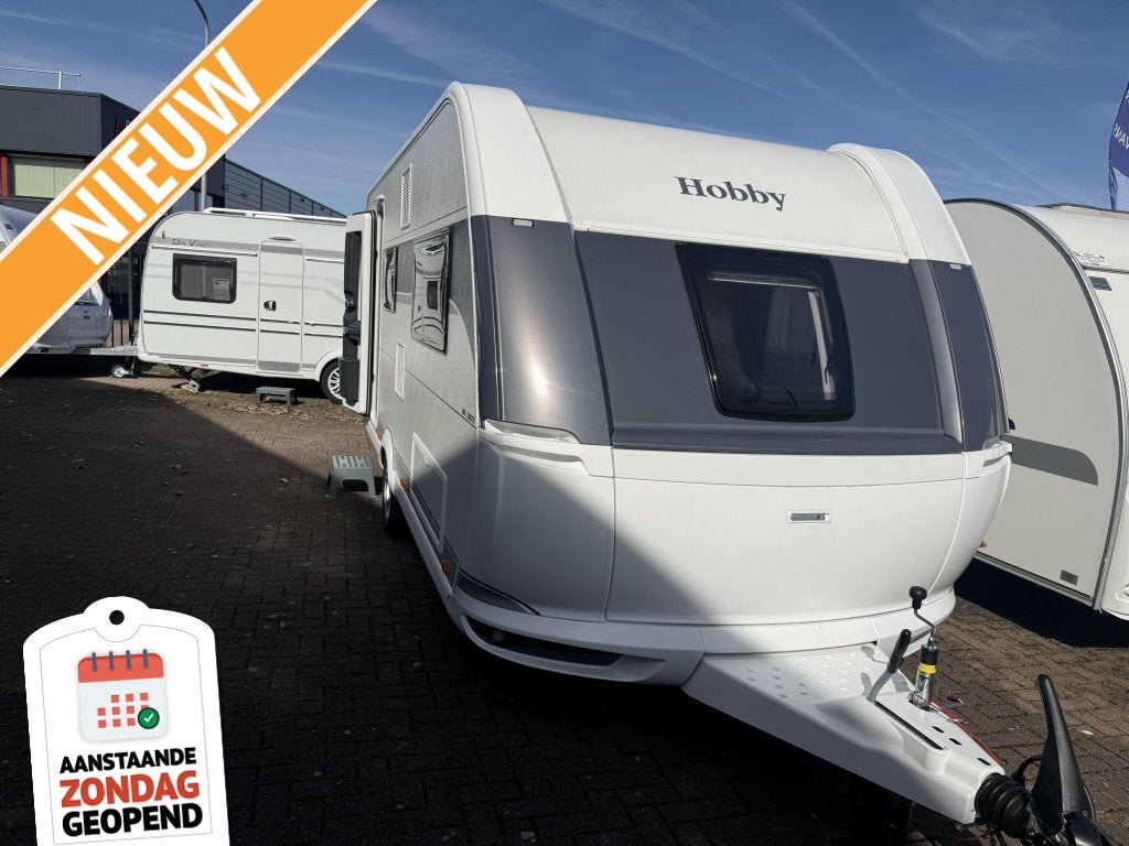Hobby De Luxe 495 UL 2026 Nieuw en met mover!, Rondzit, Hobby, Bedrijf, Schokbreker