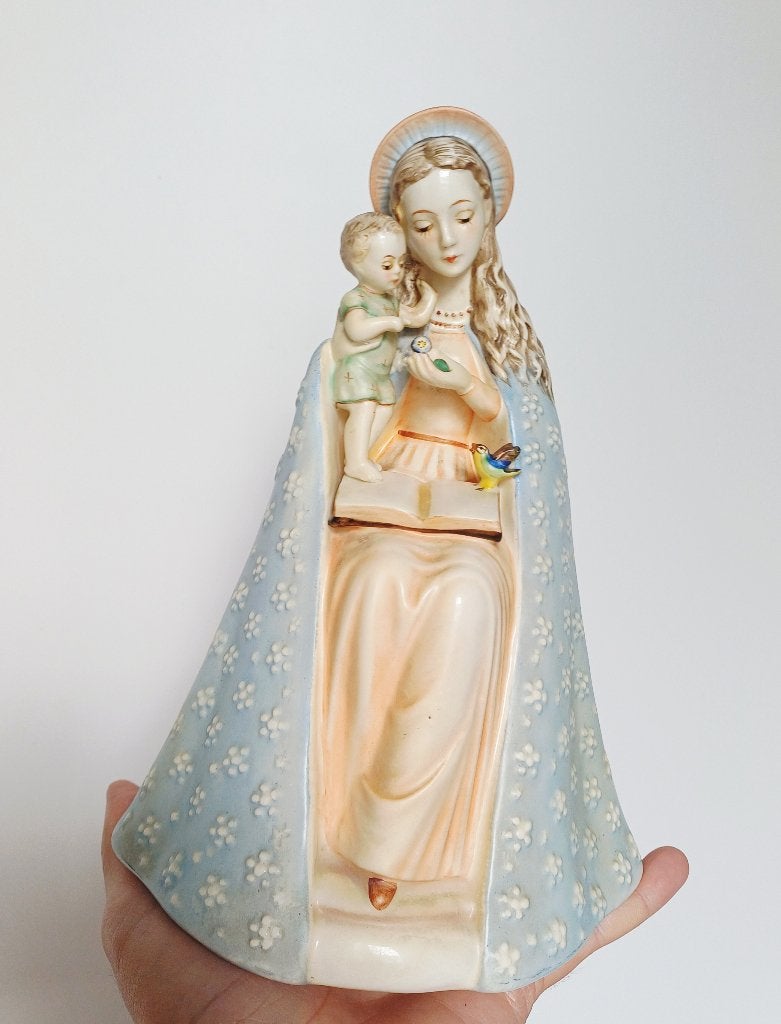 Hummel Mariabeeld bloemen Madonna, Ophalen of Verzenden