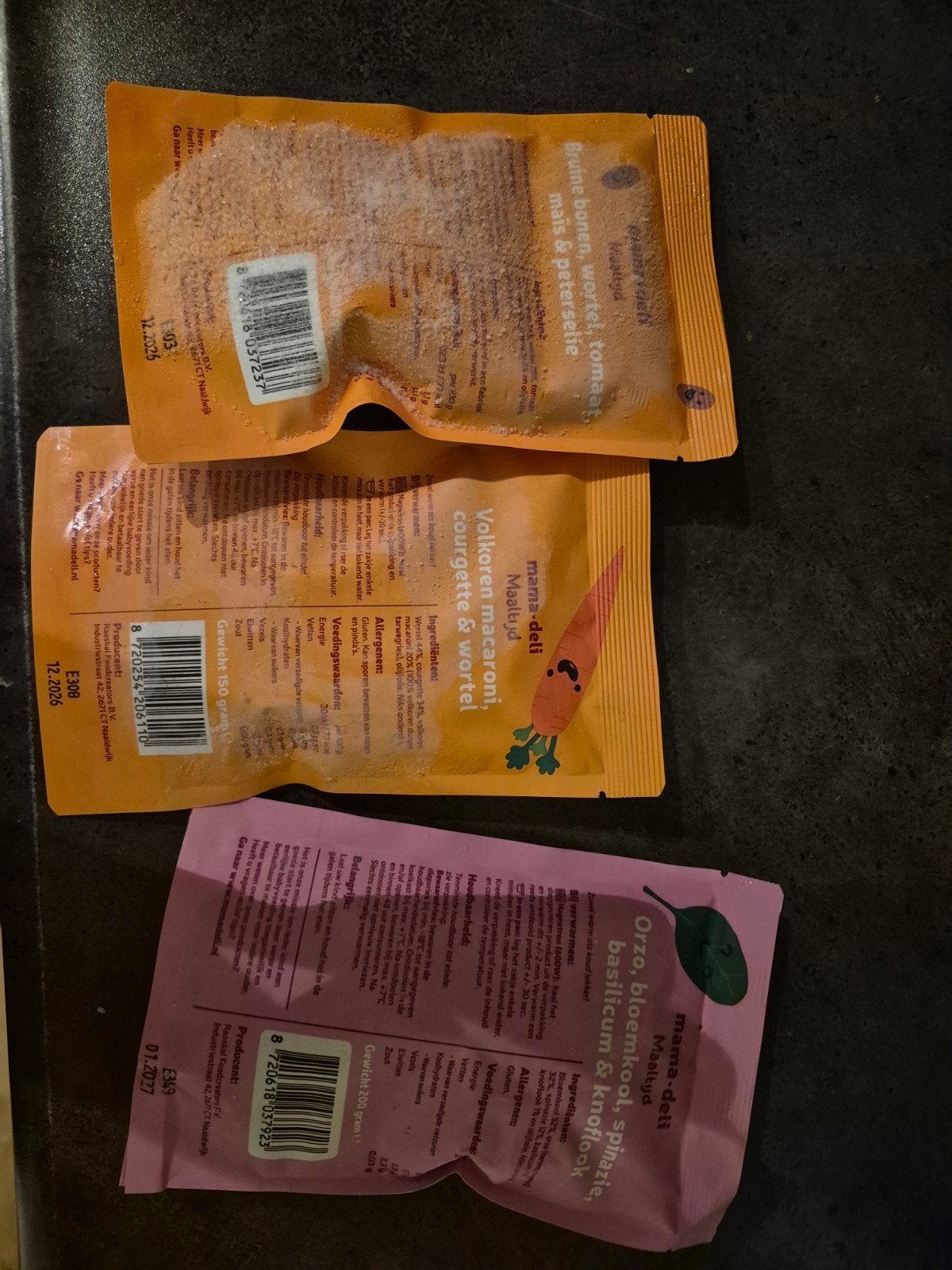 Mama Deli Babyvoeding Maaltijdpakket - 3 smaken, Ophalen, Nieuw, Bewaarbakje, Overige merken