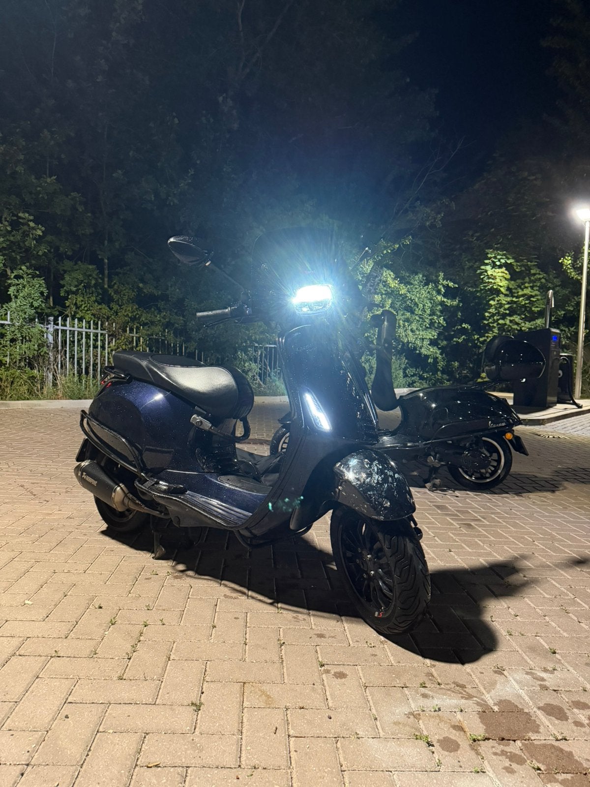 Vespa Sprint Full Option – Custom Dark San Marino Blue– 80cc, Fietsen en Brommers, Scooters | Vespa, Ophalen, Overige modellen